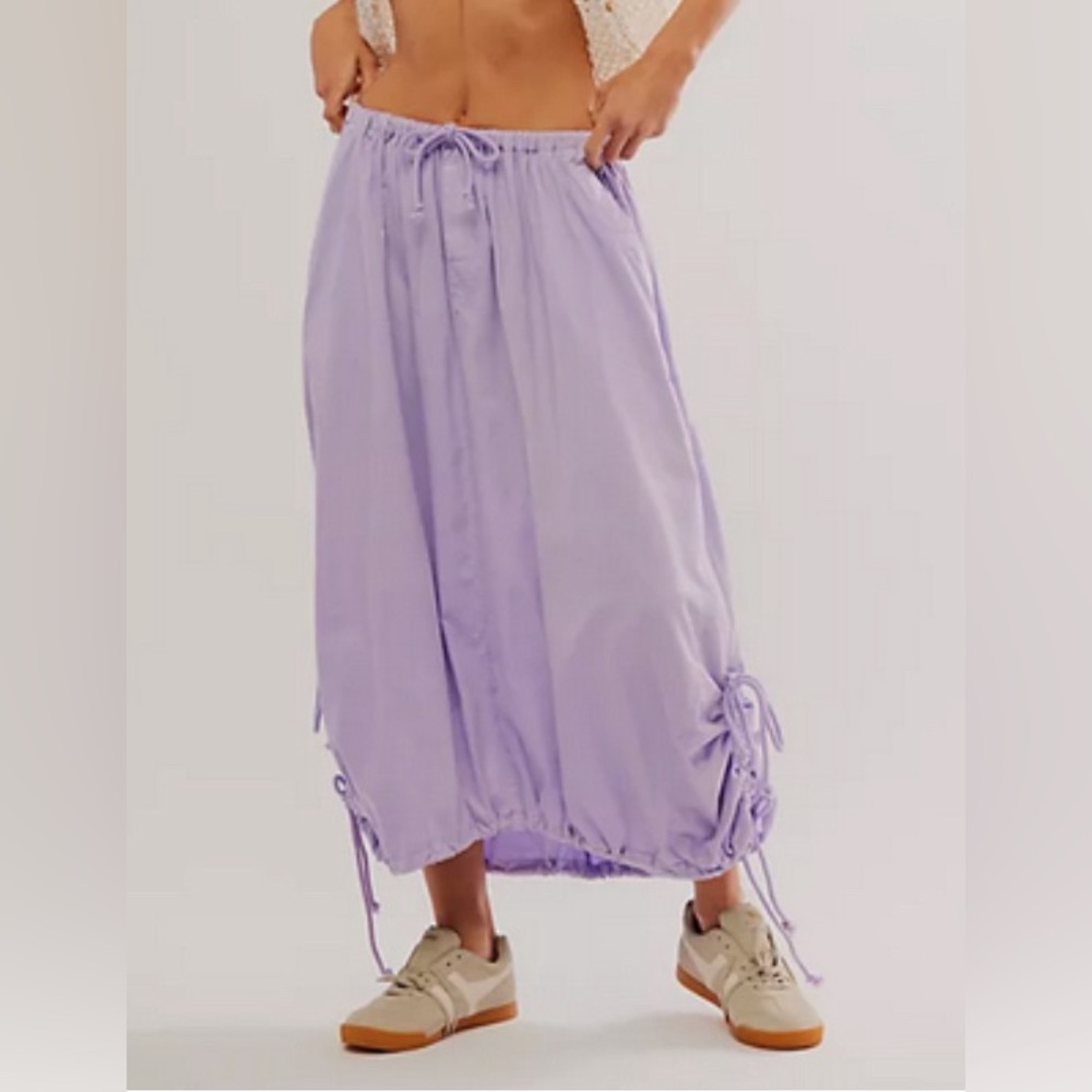 Free People parachute Maxi Skirt Sz M